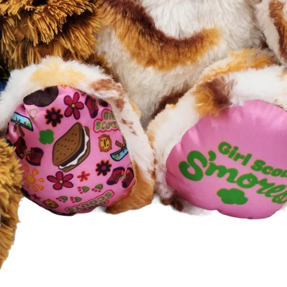 Lot of Girl Scouts Build a Bears Teddy Bear S'mores Thin Mint Cookie Samoas Trio - Picture 4 of 12